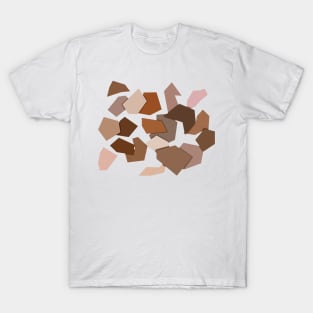 geometric pattern with earth tones T-Shirt